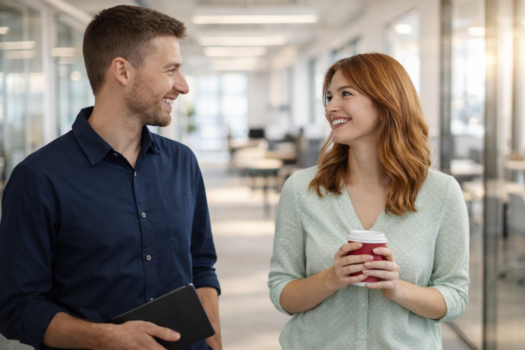 AI generated - koppel op het werk